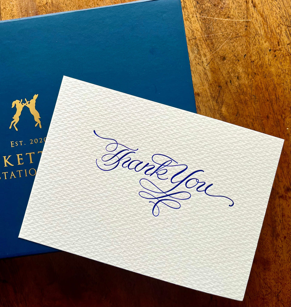 How to write a thank you card that makes an impression.