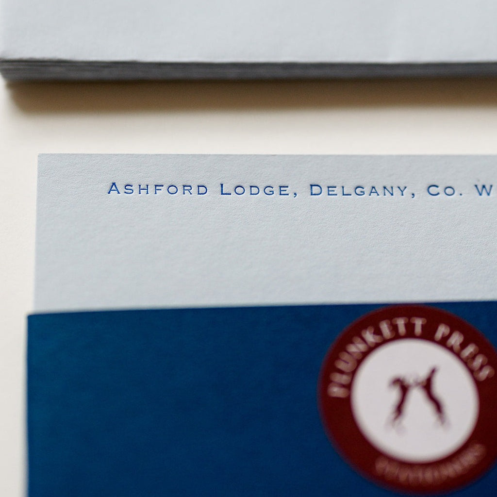 Personalised Correspondence Cards with Plain Envelopes